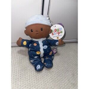 Giggle Scape Target Baby Doll Blue Outer Space Pajama outfit AA / Hispanic brown